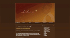 Desktop Screenshot of ambiance-hair.com
